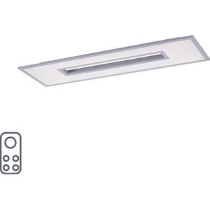 Paul Neuhaus tile - Design LED Dimbare Plafondlamp met Dimmer - 1 lichts - L 100 cm - Wit - Woonkamer | Slaapkamer | Keuken