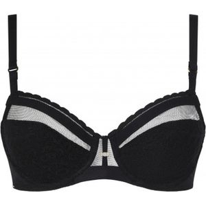 Chantelle Monogram Covering Underwired Bra Zwart FR 100E (EU 85E)