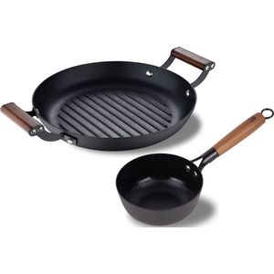 Pannenset Masterpro Odin Gietijzer 2 Onderdelen