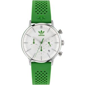 Adidas Originals Code One Chrono AOSY23020 Horloge - Siliconen - Groen - Ø 40 mm