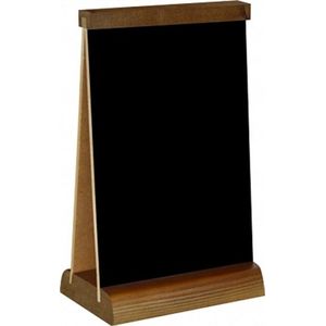 Krijt-tafelstandaard - A5 - type 1 - Dubbelzijdig beschrijfbaar - Beschrijfbaar vlak 15x21cm