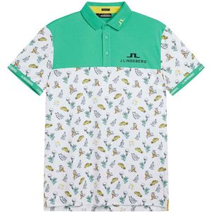 J.lindeberg Jeff Pga Korte Mouw Poloshirt Wit 2XL
