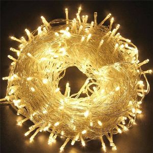 LED Lichtsnoer Buiten 10M - 100 Waterdichte Warm Witte LED's voor Tuin, Balkon, Terras en Feesten