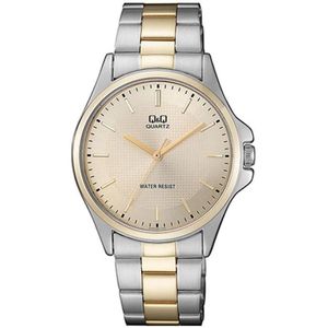 Heren horloge van het merk Q&Q Goud/zilverkleurig QA06J400Y