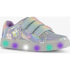 Blue Box meisjes sneakers zilver met lichtjes - Maat 29 - Uitneembare zool