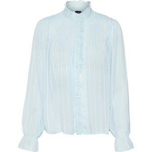 Vero Moda Blouse Vmgea L/s Shirt Wvn Btq 10303102 Clearwater Dames Maat - XL
