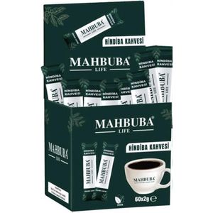 Mahbuba Life Hindiba Kahvesi, Cichorei Koffie helpt om af te vallen en oedeem te verlichten, Detox Dieet Afslanken 60x2gr 1 Maand Gebruik