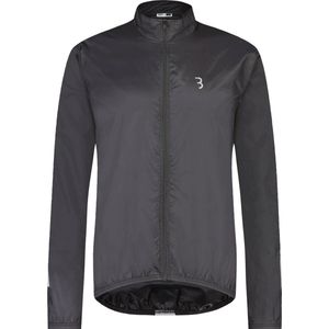 BBB Cycling BaseShield Fietsjack Wielrennen - Winddicht en Waterafstotend - Fietsjas Voor Dames en Heren - Zwart - Maat XL - BBW-148