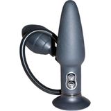 You2Toys – Siliconen Anaal Vibrator met Balpomp voor Verzadigd Gevuld Gevoel - zwart