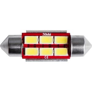 Simoni Racing Festoon 6-LED 31mm Lampen 'Canbus No-Polarity' - Wit - Set à 2 stuks