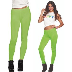 Boland - Legging Opaque - Groen,Neon - M - Volwassenen - Danser/danseres