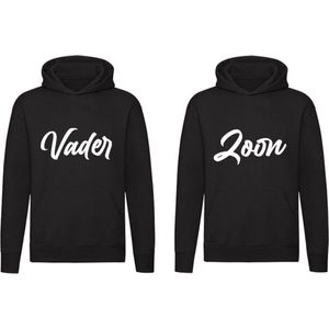 Vader & Zoon 2 Prachtige Hoodie's | Man | Vaderdag | Maat | Beste Vriend | Kind | Dames | Heren | Kinder | Trui | Capuchon