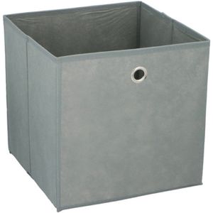 Opbergdoos - Opbergbox - Grijs - 30x30 cm - Opbergboxen - Organizer - Organizer Kast