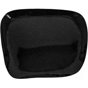 HomeBound by KY | Metalen tray organisch zwart | 33x26x2cm | tray metaal zwart organisch