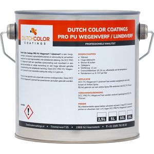 DCC PRO PU Wegenverf/Lijnenverf - 20L - RAL 3020 | Verkeersrood