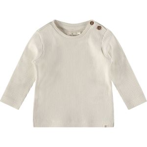 A Tiny Story baby t-shirt long sleeve Unisex T-shirt - creme - Maat 62