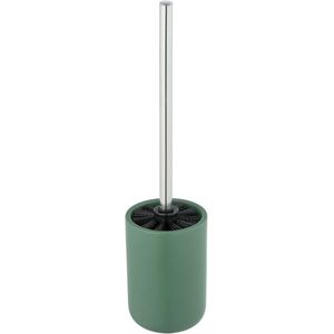 Keramische WC-garnituur - Conische toiletborstelhouder - 1 stuk - Groen - Keramiek - Ø 9,5 x 40 cm