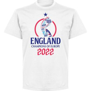 Engeland EK 2022 Winners T-Shirt - Wit - XL