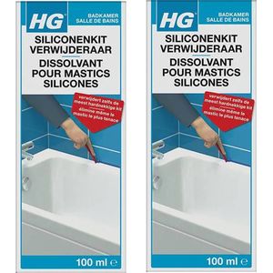 HG silliconenkit verwijderaar 2 stuks