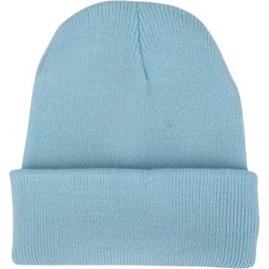 ASTRADAVI Beanie Hats - Muts - Warme Unisex Skimutsen - Winter Hoofddeksels - Lichtblauw