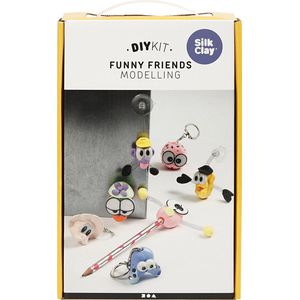 Silk Clay Knutselset Funny Friends 8-delig