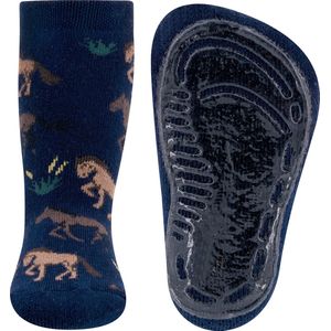 Ewers antislip sokken Paarden - Blauw