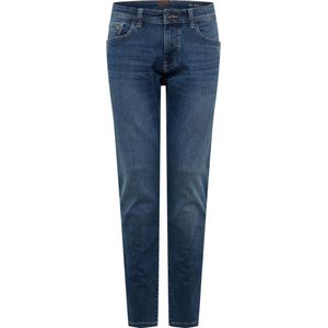 camel active Slim Fit Organic Cotton-Mix Jeans - Maat menswear-34/34 - Blauw
