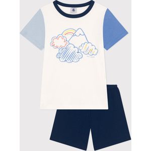 Petit Bateau Effen korte pyjama van katoen voor kinderen Jongens Pyjamaset - Meerkleurig - Maat 140
