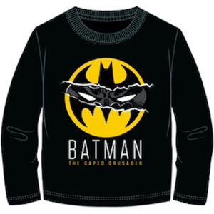 Batman t-shirt - zwart - geel - Maat 140 / 10 jaar