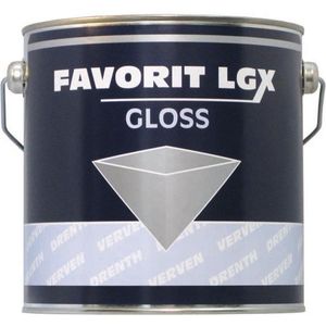 Drenth-Favorit LGX-Gloss-Ral 9001 Crèmewit Crème - 2,5 liter- Lakverf - Dekkend - Buiten - Hoogglans -