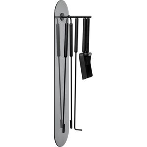 Haardaccessoire - Staal - Zwart