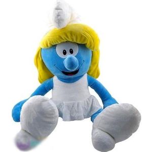 Smurfin Pluche Knuffel De Smurfen XXL 80 cm | The Smurfs | Grote Smurf, Smurfin, Potige Smurf, Baby Smurf | speelgoed knuffelpop knuffeldier voor kinderen jongens meisjes