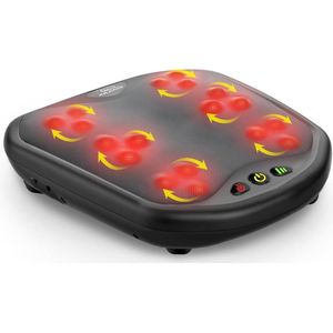 Snailax Shiatsu Voet Massager met Warmte Functie 18 Flexibele Knedende Massagekoppen - Elektrische Voet Massager voor Ontspanning en Geschenken met Voetverwarming Elektrische voetmassage