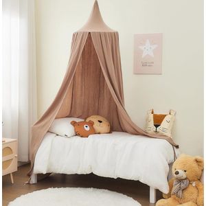 Bedhemel voor Kinderen van 100% Biologisch Katoen - Mousseline, Insectenbescherming, Stijlvolle Decoratie voor Kinderkamer