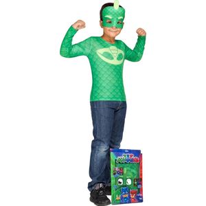 VIVING COSTUMES / JUINSA - Gekko PJ Masks kostuum voor kinderen - 110/116 (5-6 jaar)