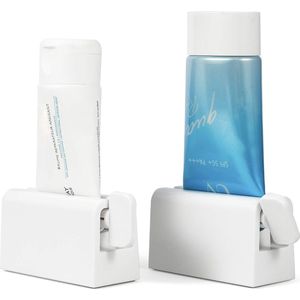 Dentifrice à Tube Roulant 2 pcs - Presse-Dentifrice Support de Siège Pivoter Distributeur de Dentifrice pour Salle de Bains pour le visage, crème pour les mains, crème solaire et plus