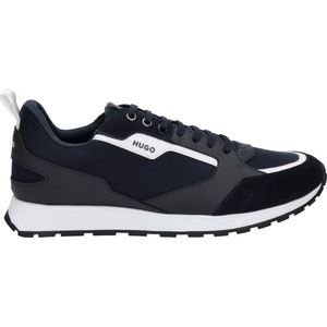 Hugo Icelin Runn Lage sneakers - Leren Sneaker - Heren - Blauw - Maat 40