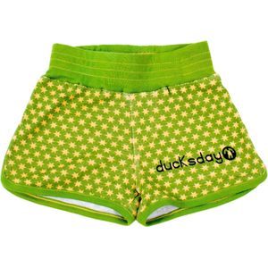 Ducksday - short - unisex - Funky Green - 98/104 - 4 jaar - valt klein