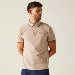 T-shirt Korte Mouwen Hiking Heren Logo Contrasterende Kraag Tadeo