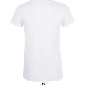 SOLS Dames/dames Mia Korte Mouwen T-Shirt (Wit)