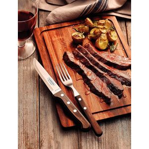 6-delige set Gaucho Steakmessen - roestvrij staal AISI 420 met houten handvatten