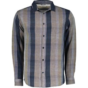 Knowledge Cotton Overhemd - Modern Fit - Bla - L