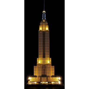 Light My Bricks - Geschikt voor LEGO Empire State Building 21046 Verlichtings Set