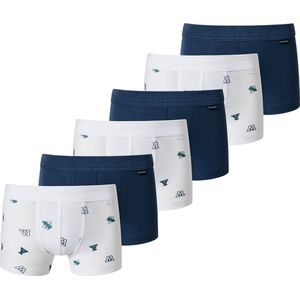 Schiesser Jongens retro short / pant 6 pack Feinripp Organic Cotton