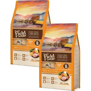 Sam's Field High Meat & Grain Free Vlees - Hondenvoer - 2 x 2.5 kg