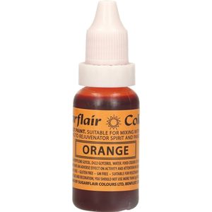 Sugarflair Edible Droplet Paint - Oranje - 14ml - Voedingskleurstof
