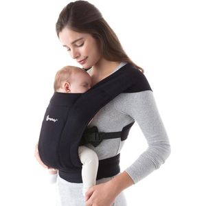 Ergobaby Embrace Draagzak Baby - Pure Black