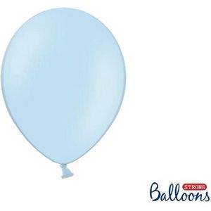 Strong Balloons 27cm, Baby Blauw (1 zak met 50 stuks) super sterke ballonnen