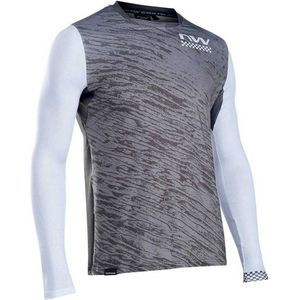 Northwave Bomb Jersey Met Lange Mouwen Grijs S Man