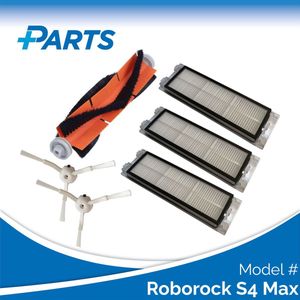 Roborock S4 Max Onderhoudsset van Plus.Parts® geschikt voor Roborock - 6 delig!